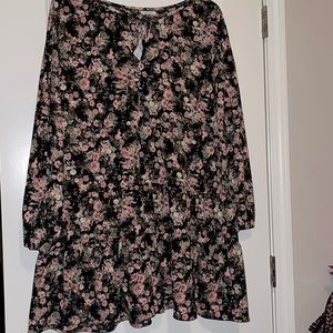 Floral Long-Sleeve Dress